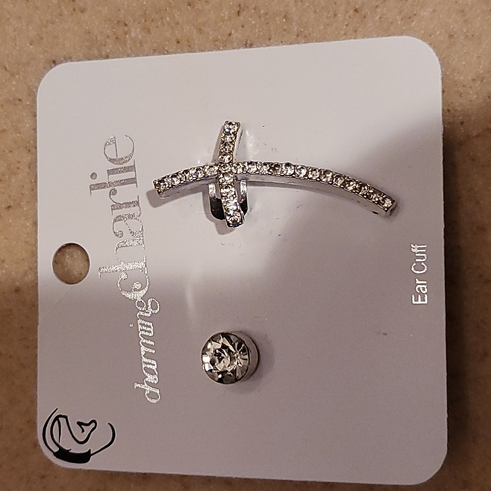 Charming Charlie Silver Ear Cuff